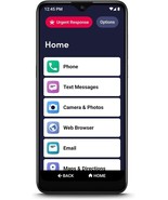Lively Jitterbug 6.2&quot; Smart3 Smartphone for Seniors - Black - £37.04 GBP