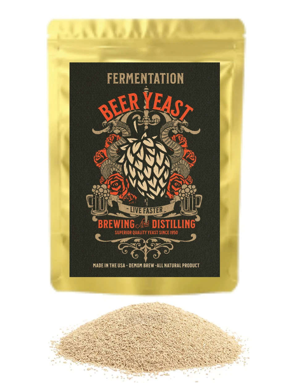 BEER YEAST &amp; Enzymes HOME BREWING HOMEBREW KIT ALE 10g= 10gal Robust Fer... - $13.64