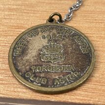 Club Astor Yokosuka Japan 1958 pendant necklace keychain thing - $37.28 CAD