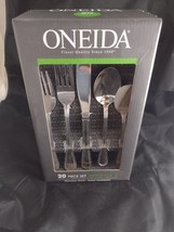 Oneida Stainless Steel Flatware - 20 Piece Set For 4 - Hollis - H081020A - £19.97 GBP