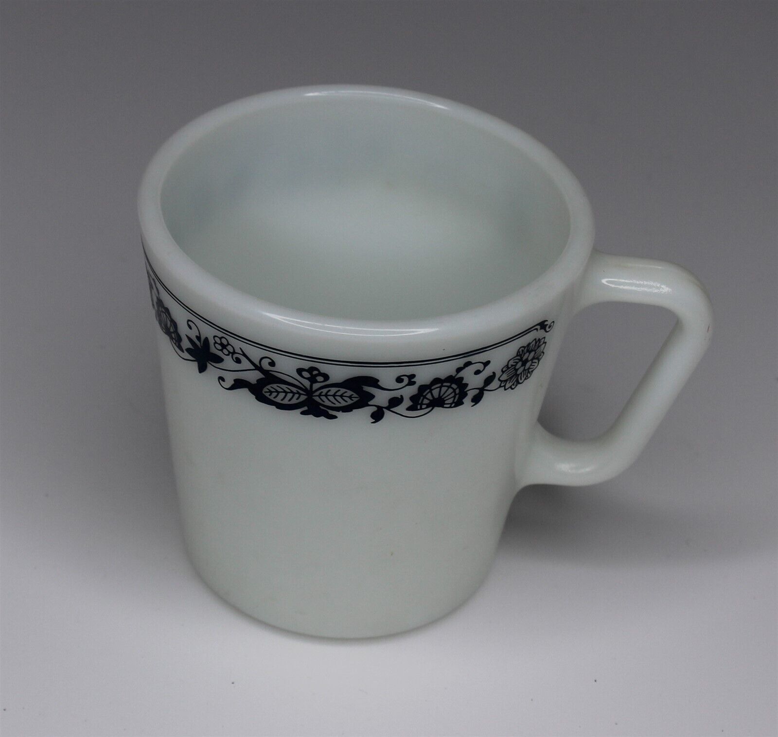 Vintage Pyrex Coffee Mug Blue Onion Pattern - 1970s - £7.46 GBP