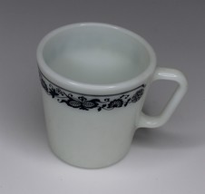 Vintage Pyrex Coffee Mug Blue Onion Pattern - 1970s - $9.49