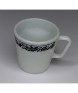 Vintage Pyrex Coffee Mug Blue Onion Pattern - 1970s - £7.46 GBP
