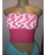 Crochet crop top, summer top, summer vest, halter top - $40.00