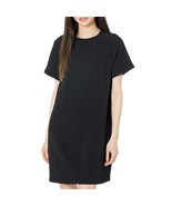 Madewell MWL Airyterry Sweatshirt Tee Dress – True Black, Small (Women’s... - $639.07 MXN