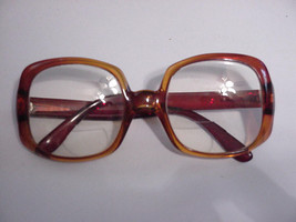 Givenchy I Unico Austria Big Mod Sunglass Eyeglass Frame Vintage 70s 80s Brown - £108.56 GBP