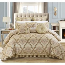 Chic Home 9 Piece Aubrey Decorator Upholstery Comforter Set and Pillows Ensemble - £202.05 GBP