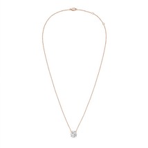 Diana M Jewels Women's Lab Grown Round Diamond Solitaire Pendant Necklace Size - $386.10