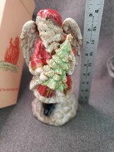 Christmas Traditions Musical Angel Ceramic 10” Hark the Herald Angels Si... - $13.30