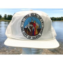 City of Nampa Idaho Hat White Cap City Seal Family Church College - $17.48