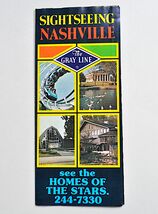 Gray Line Sightseeing Nashville Color Brochure KY Bus Tour Opry Homes St... - $255.09 MXN Gray Line Sightseeing Nashville Color Brochure KY Bus Tour Opry Homes St... - $255.09 MXN