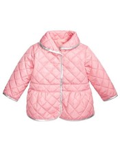 First Impressions Infant Girls Quilted Barn Jacket, 12 Months, Pink - $28.22