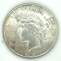 1927 $1 Silver Peace Dollar in Choice BU Condition, Excellent Eye Appeal... - $178.19