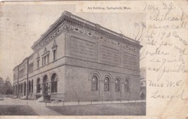 Springfield Massachusetts MA Art Building 1906 UDB Postcard C25 - £2.36 GBP