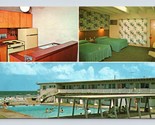 Multiview Miramar Resort Hotel South Padre Island Texas UNP Chrome Postc... - $4.90