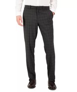 Perry Ellis Men&#39;s Modern-Fit Stretch Solid Resolution Pants Charcoal B4HP - $360.19 MXN