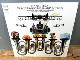 E. Power Biggs Music For Organ, Brass, Percussion Columbia Records 1972 ... - £19.92 GBP