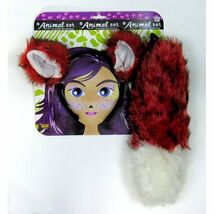 FORUM FOX ANIMAL SET PLUSH HEADBAND &amp; TAIL ANIMAL HALLOWEEN COSTUME ACCE... - $16.71
