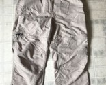 LL Bean Tropicwear Convertible Pants Zip Off Leg Hiking Women’s Size Large - £22.16 GBP