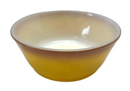 Anchor Hocking Fire King Bowl Ombre Oven-Proof Vintage Yellow and Brown - £7.78 GBP