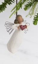 With Love Ornament Sculpture Figure Hand Painting Willow Tree Susan Lordi - $59.39