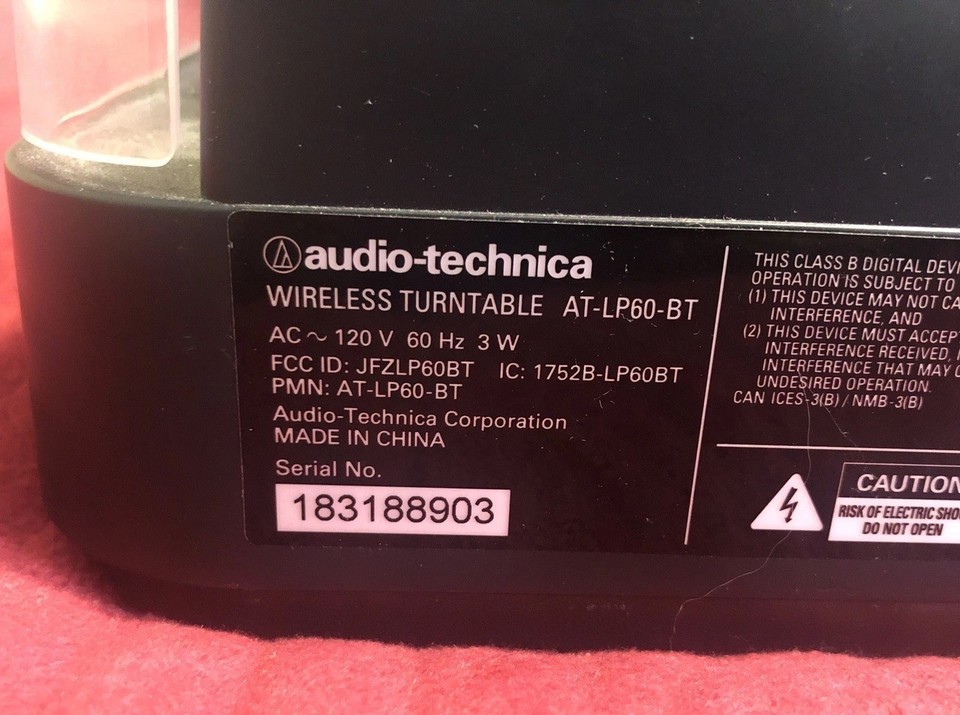 Audio Technica Turntable AT-LP60-BT Item image 9