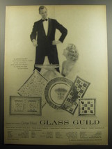 1957 Georges Briard Glass Guild Ad - Persian Garden, Golden Harvest - £14.27 GBP