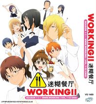 DVD Anime Working!! Season 1-3+WWW.Working (Volume. 1-52 End) English Subtitle - £63.27 GBP