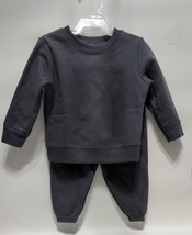 Garanimals Toddler Boy 2 Piece Fleece Top &amp; Jogger Pant Set, Grey Size 24M - £13.44 GBP