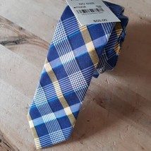 Munsing Wear Penguin Tie 57&quot; Neck tie new with tag cobalt blue and yellow Macy&#39;s - £15.42 GBP