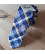 Munsing Wear Penguin Tie 57" Neck tie new with tag cobalt blue and yellow Macy's - £14.97 GBP