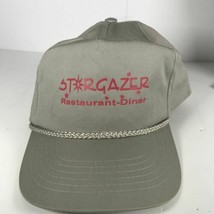 Vintage Stargazer Restaurant Diner Adjustable Baseball Cap Hat - 1990&#39;s - £7.86 GBP