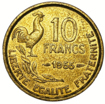France 10 Francs, 1955~Free Shipping #A47 - $5.97