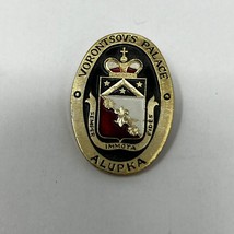 Vintage Alupka Vorontsov Palace Heraldry Coat of Arms Pin Badge Multicol... - £8.64 GBP