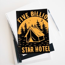 Camping Journal - 128 Pages, 5&quot; x 7&quot; Hardcover Notebook with Durable Wra... - £21.22 GBP