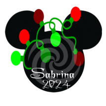 Sabrina 2024 Font 2smp-Digital ClipArt-Mouse-Gift Tag-T shirt-Holiday-Ch... - $1.25