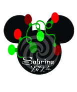 Sabrina 2024 Font 2smp-Digital ClipArt-Mouse-Gift Tag-T shirt-Holiday-Ch... - £0.98 GBP