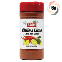 6x Shakers Badia Chile &amp; Lime Seasoning | 6.5oz | Gluten Free! | Chile Con Limon - £28.39 GBP