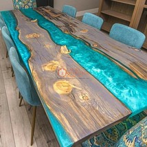 Acacia Wood Spalted Maple Bar top epoxy top We make custom wood epoxy table Deco - £418.04 GBP+