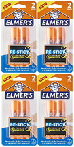 Lot of 8 Elmer’s Re-Stick School Glue Sticks Washable Nontoxic , 0.28-Ou... - $5.01