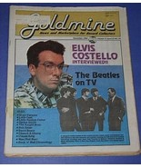 Elvis Costello Goldmine Magazine Vintage 1983 Beatles Graham Parsons Lit... - $68.56 CAD