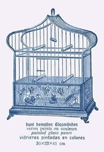 Ornate Blue Bird Cage K - £16.06 GBP