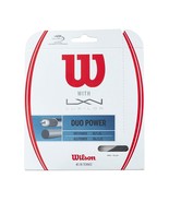 Wilson - WRZ949710 - Duo Power 16g Hybrid Tennis Racket String Luxilon A... - £41.32 GBP