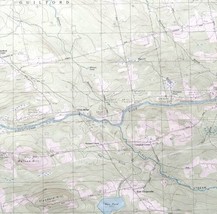 Map Sangerville Guilford Maine 1984 Topographic Geo Survey 1:24000 27x22&quot; TOPO7 - £35.38 GBP
