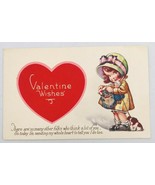 Vintage NYCE Sample Advertising Valentine Heart Postcard #441 USA Series... - £18.26 GBP