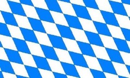 3x5 Bavaria Germany German Bavarian Flag Perfect Octoberfest Oktoberfest 100D - £14.45 GBP