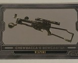 Star Wars Galactic Files Vintage Trading Card #631 Chewbacca’s Bowcaster - $2.48
