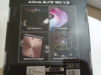 Aqua Elite 120 V3 AIO CPU Cooler, 120mm Liquid Cooling, ARGB PWM Fans, Intel ... Item image 7