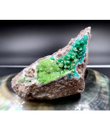 RARE AAAAA TSUMEB AFRICA GREEN SMITHSONITE &amp; DIOPTASE MINERAL SPECIMEN - $511.85 CAD