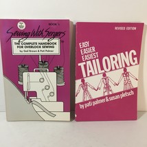 Lot of 2 Easy, Easier, Easiest Tailoring and Sewing With Sergers by  Pati Palmer - £7.87 GBP